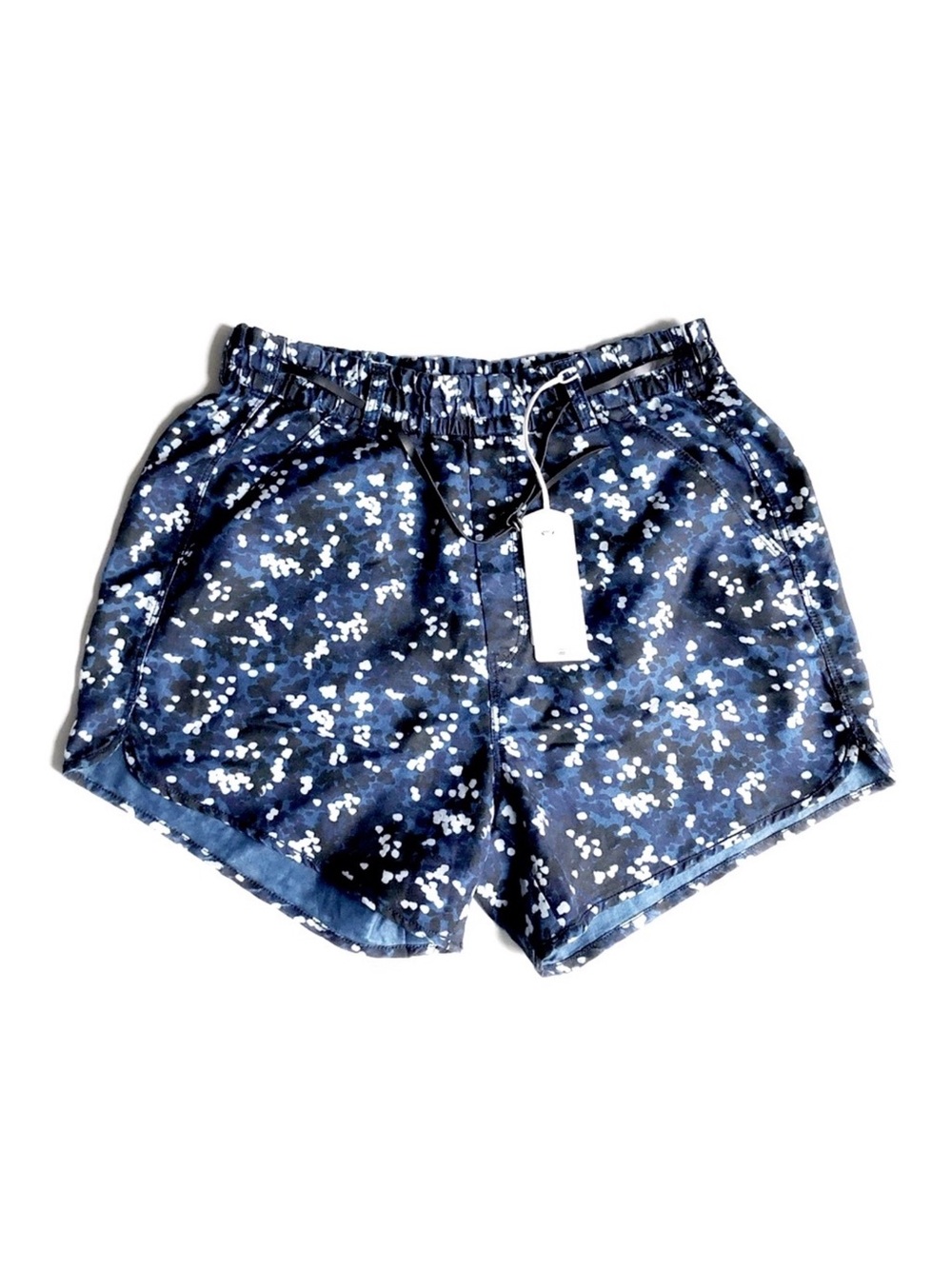 NWT G-Star Women Blue Black Lancer BF Athletic Shorts Size XS/Small